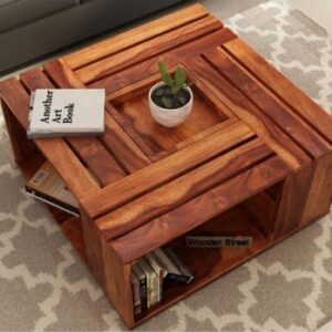 Lynet Coffee Table (Honey Finish)