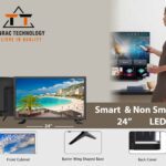 TANRAC Smart 24 inch Full HD Black LED Smart TV