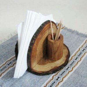 Beautiful, Rustic Barn Wood Napkin Holder Kitchen Decors Table Decors