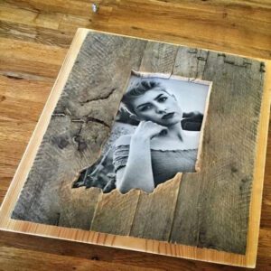 Vintage Mexican Wooden Art Picture