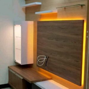 Furniture Panel Hall Mounted LED Tv Unit Adscart Design