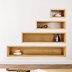 Ads Cart shelves under the stairs