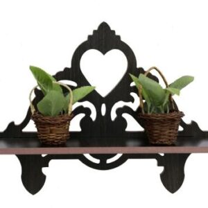 Ads Cart Firebon Wooden Wall Shelf