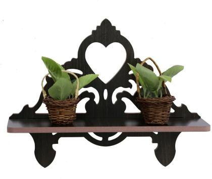 Ads Cart Firebon Wooden Wall Shelf
