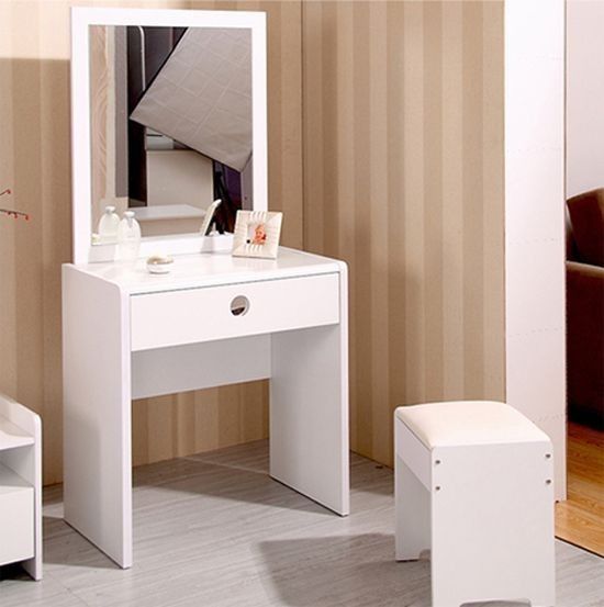 ADS CART Makeup Dressing Table Set, Dressing Table with Mirror for Women,
