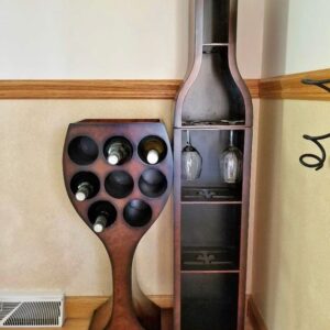 Ads Cart Conversation Piece Wine Rack