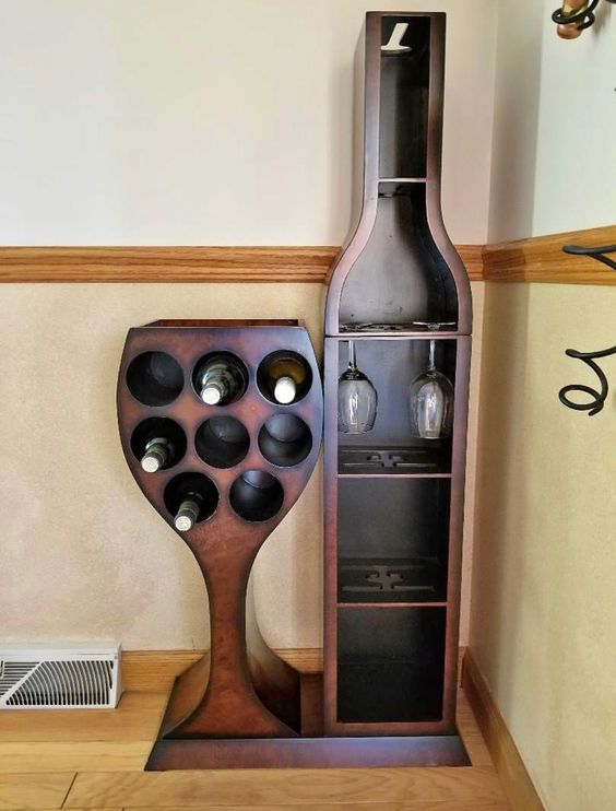 Ads Cart Conversation Piece Wine Rack