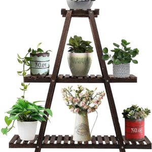 ADS CART Plant Stand 3 Tiers 7 Potted Indoor Plant Shelf