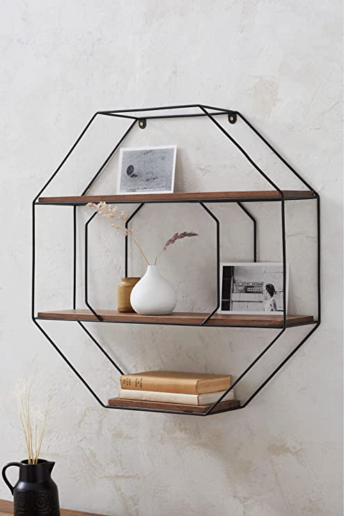 Ads Cart Metal Wall Shelf