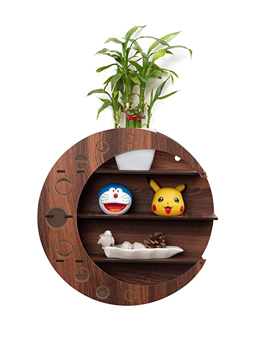 Ads Cart  Moon Shelf, Wall Hanging