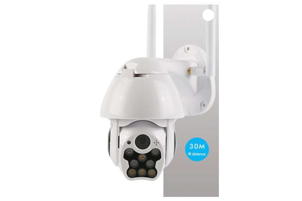 Smars® 1080P PTZ IP Camera WiFi Outdoor Speed Dome Wireless WiFi Security Camera Pan Tilt 4X Digital Zoom Auto Focus IP66 Weatherproof Network CCTV Surveillance