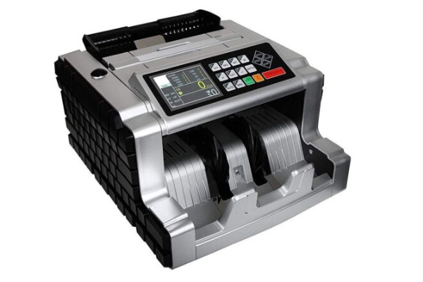 Smars® Mix Note Currency Counting Machine Cash Counter with Fake Note Detection MG UV IR MT DD 3D Colour Detection CDS Main Display Colour TFT and Sound with dust Cover