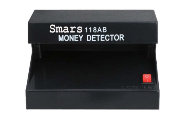 Smars® Portable Desktop Counter Fake Note Detector AD-118AB Cash Money Currency Banknotes Notes Checker Ultraviolet Uv Lamp Watermark Machine