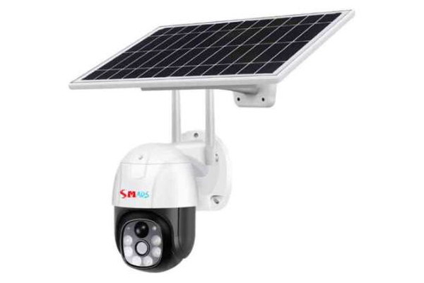 Smars Solar Battery Powered 4G SIM Enabled 4MP 1080P 2way Audio Waterproof PTZ Outdoor IP Camera